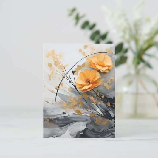 Carte Postale Sérénité dorée (Debout devant)