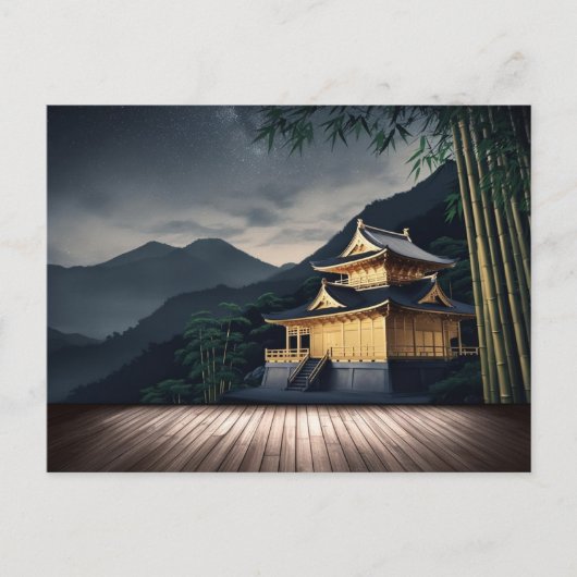 Carte Postale Sérénité sur le Pavillon d'Or (Devant)