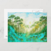 Carte Postale Serenity De La Peinture Originale (Devant / Derrière)