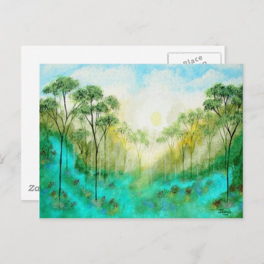 Carte Postale Serenity De La Peinture Originale (Devant / Derrière)