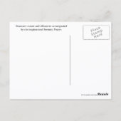 Carte Postale Serenity Prière Coucher de soleil Silhouette Paysa (Dos)