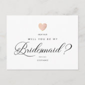 Carte Postale Serez-Vous Ma Femme D'Accueil, Une Proposition De (Devant)