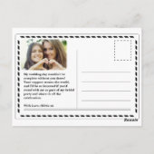 Carte Postale Serez-Vous Ma Proposition De Journal D'Épouse ? (Dos)