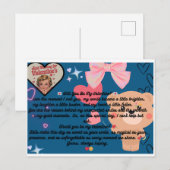 Carte Postale serez-vous ma valentine ? (Devant / Derrière)