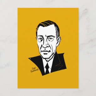 Carte Postale Sergei Rachmaninoff