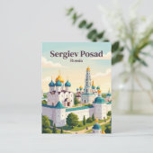 Carte Postale Serguiev Possad Russie (Debout devant)