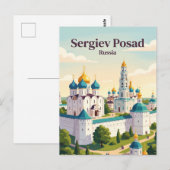 Carte Postale Serguiev Possad Russie (Devant / Derrière)