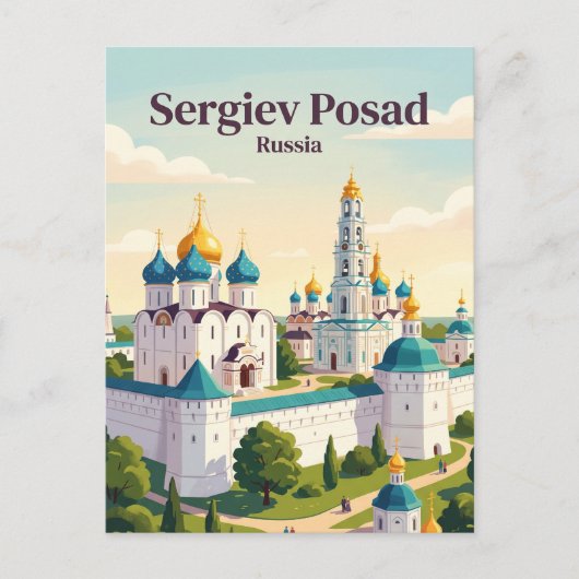 Carte Postale Serguiev Possad Russie (Devant)