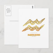 Carte Postale Série Astrocelt Aquarius (Devant / Derrière)