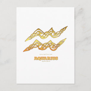 Carte Postale Série Astrocelt Aquarius