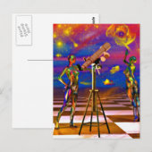 Carte Postale Série d'art surréaliste (Devant / Derrière)