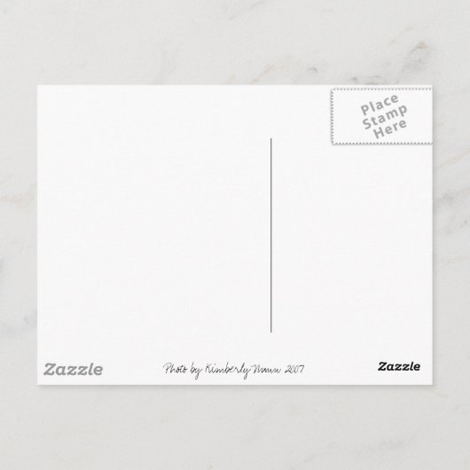 Carte Postale Série de fleurs 2007 (Dos)