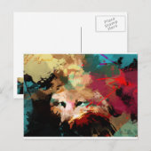 Carte Postale Série de l'esprit de loup - Sunka à rôtir (Devant / Derrière)