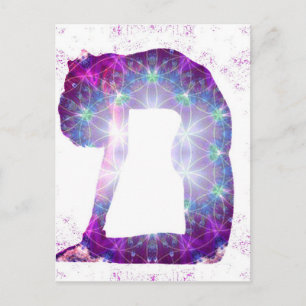 Carte Postale Série de pose de déesse de yoga