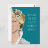 Carte Postale série de soeurs-Diana (Devant / Derrière)