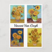 Carte Postale Série de tournesols de Vincent Van Gogh (Devant)