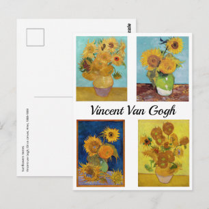 Carte Postale Série de tournesols de Vincent Van Gogh