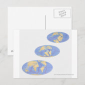 Carte Postale Série d'illustrations de la terre (Devant / Derrière)