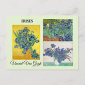 Carte Postale Série d'Iris par Vincent Van Gogh (Devant)