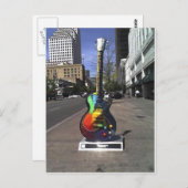 Carte Postale Série Guitare (Devant / Derrière)