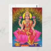 Carte Postale Série Hindu Deity (Devant / Derrière)