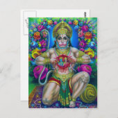Carte Postale Série Hindu Deity (Devant / Derrière)