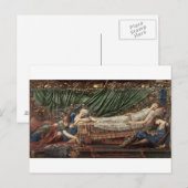 Carte Postale Série "Le Rose", 4 : La beauté du sommeil, 1 (Devant / Derrière)