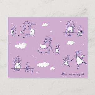 Carte postale série "Les mères ne sont pas des ang