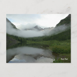 Carte Postale Série marron #2, réflexion de Bells de nuage