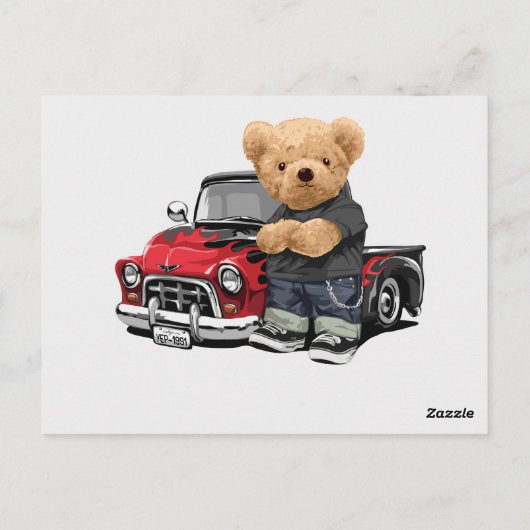 Carte Postale Série Ours unique-4 (Dos)