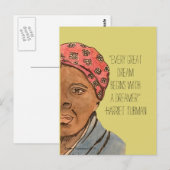 Carte postale série "Sisterhood"- Harriet (Devant / Derrière)