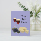 Carte Postale Série Vins et Fromages (Debout devant)