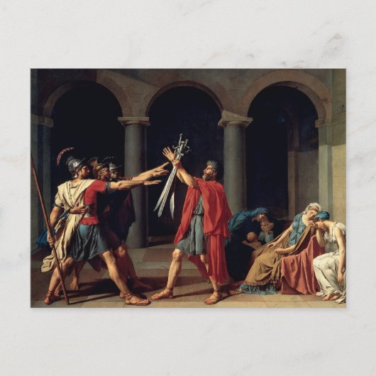 Carte Postale Serment de la Horatii (Devant)