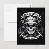 Carte Postale Serment de l'Angleur – Né pour Pêcher, Forcé de Tr (Devant / Derrière)