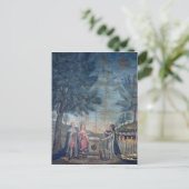 Carte Postale Serment du roi, la reine (Debout devant)