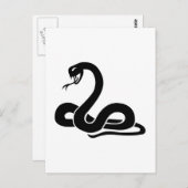 Carte Postale Serpent (Devant / Derrière)