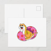 Carte Postale Serpent à œuf (Devant / Derrière)