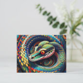 Carte Postale Serpent AI (Debout devant)