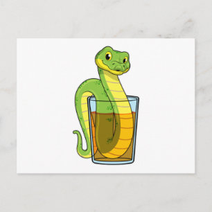 Carte Postale Serpent au Jus