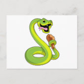 Carte Postale Serpent au poulet (Devant)