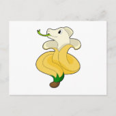 Carte Postale Serpent avec banane (Devant)