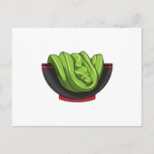 Carte Postale Serpent avec bol de Ramen (Devant)