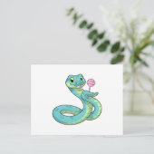 Carte Postale Serpent avec Lollipop (Debout devant)