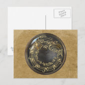 Carte Postale Serpent aztèque (Devant / Derrière)