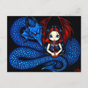 Carte postale "Serpent Bleu"