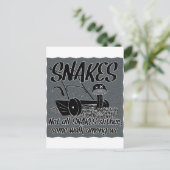 Carte Postale Serpent dans l'herbe (Debout devant)