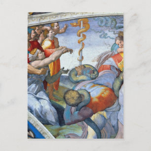 Carte Postale Serpent de bronze par Michelangelo Unterberger