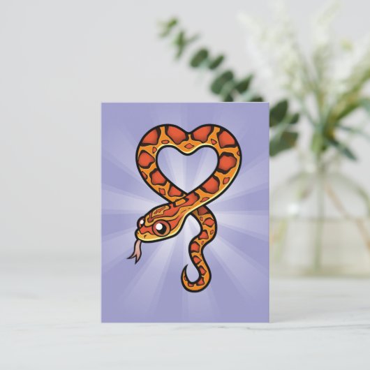 Carte Postale Serpent de dessin (Debout devant)