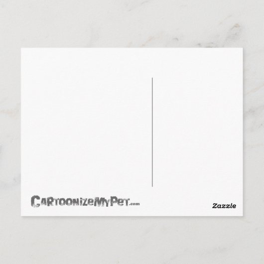 Carte Postale Serpent de dessin (Dos)