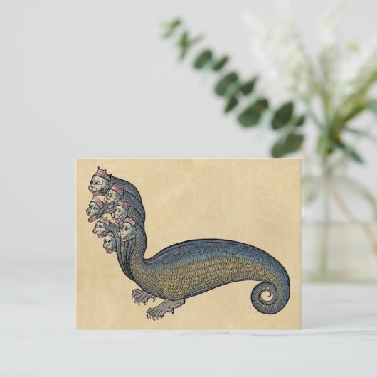 Carte Postale Serpent de mer d'Hydra (Debout devant)